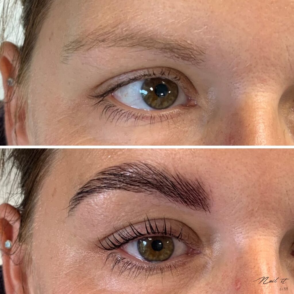 brow lift lash lift kolding nail it by mm